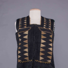 SARAKATSANI WOOL &amp; LAME VEST, GREECE, LATE 19TH C