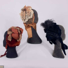 SILK &amp; VELVET BONNETS, 1870-1880s
