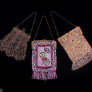 THREE LARGE BEADED FRAME BAGS, 1910-1920s