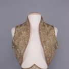 GOLD METALLIC EMBROIDERED GILLET &amp; WAISTBAND, OTTOMAN EMPIRE, MID 19TH C