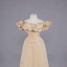 SILK FAILLE BALLGOWN, c. 1870