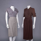 TWO IRENE THREE PIECE SKIRT SUITS, AMERICA, 1947-1952