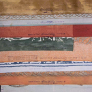FORTUNY STENCILED COTTON TEXTILE SAMPLES, ITALY, 1950-1967