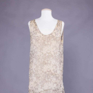 PRINTED CHIFFON PARTY DRESS, MID-LATE 1920s