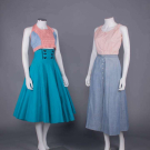 FOUR COTTON OR FELT SEPARATES, 1950s