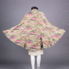 MODERNE LAME EVENING CAPE, 1930s