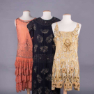BEADED CHIFFON PARTY DRESSES, 1920s