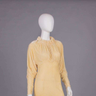 SILK VELVET EVENING DRESS, 1930s