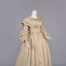 WEDDING GOWN &amp; PELERINE, EARLY 1840s