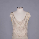 HEAVILY BEADED CHIFFON PARTY DRESS, 1920s