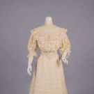LACE &amp; SATIN TEA DRESS, c. 1906