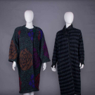 TWO MISSONI WOOL KNIT COATS, ITALY, 1978 &amp; 1984