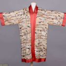 MODERNE EXOTIC INDUSTRIAL MOTIF BATIK ROBE, 1930s