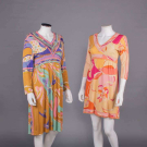 TWO PUCCI SILK DRESSES, ITALY, c. 1965