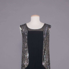 EGYPTIAN INSPIRED EVENING DRESS, c. 1923