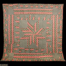 WOOL STAR OF LEMOYNE QUILT, 1840s