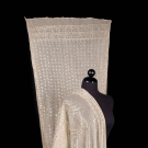 WHITE &amp; SILVER ASSUIT SHAWL, 1910s