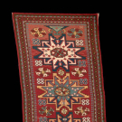 EMBROIDERED COPY OF CAUCASIAN RUG, EARLY- MID 20TH C
