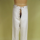 GENT&#039;S WHITE LINEN TROUSERS, AMERICA, c. 1830