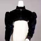 SILK VELVET SPENCER JACKET, c. 1815