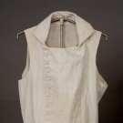 GENT'S WHITE DIMITY WAISTCOAT, ENGLAND, c. 1800
