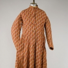 GENT'S RED PRINT DRESSING GOWN, c. 1865