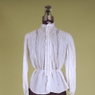 LADY'S WHITE LINEN BLOUSE, 1900-1910