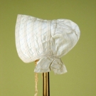 CHILD'S COTTON SUNBONNET, 1840-1860
