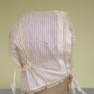 LADY'S DIMITY CAP, 1830-1850