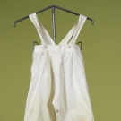 TODDLER'S WHITE COTTON TROUSERS, 1930-1950