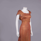TRAINED LAME' EVENING GOWN, c. 1933