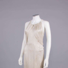 LAME' NOVELTY WEAVE EVENING DRESS, LATE 1930s