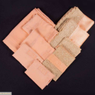 TWO LARGE SETS OF SILK BEDCLOTHES, 1920s