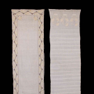 TWO FINELY EMBROIDERED HOUSEHOLD TEXTILES, 19TH C