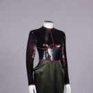 SEQUINED GEOFFREY BEENE EVENING DRESS, USA, EARLY 1990s