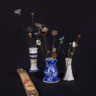 COLLECTION OF HAT PINS, LATE 19TH-EARLY 20TH C