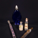 GLASS PERFUME BOTTLES, EARLY 20TH C
