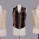 THREE MANS SILK &amp; VELVET WAISTCOATS, USA, 1840s-1850s