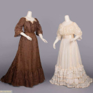 TWO AFTERNOON OR TEA DRESSES, c. 1908