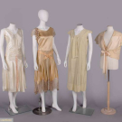 THREE SATIN OR CREPE DRESSES, 1920s
