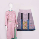 CHINOISERIE LOUNGING ENSEMBLE &amp; FAUX MANDARIN SKIRT, 1920-1930s