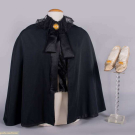 WIENER WERKSTATTE EVENING PUMPS &amp; CAPE, 1910s