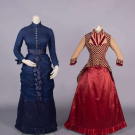 TWO AFTERNOON OR VISITING DRESSES, PHILADELPHIA, c. 1879-1885