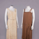 TWO CREPE CHIFFON EVENING GOWNS, 1928-1930