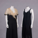 CHIFFON DINNER DRESS &amp; SILK LACE EVENING DRESS, 1927-1930
