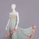 COUTURE JEAN DESSES EVENING GOWN, PARIS, c. 1950