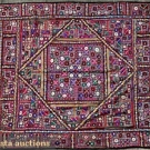 EMBROIDERED &amp; MIRRORED BEDSPREAD, 20th C