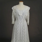 LACE SUMMER TEA GOWN, c. 1905