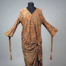 DECO PRINTED KNIT DRESS, EARLY 1920s