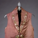 YOUNG MANS EMBROIDERED WAISTCOAT, 1830s